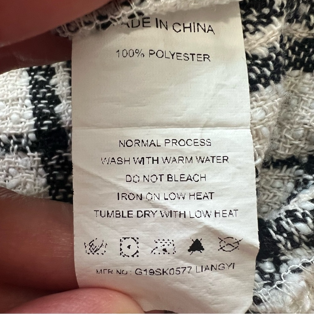 Glamaker Black and White Plaid Romper - Picture 13 of 15